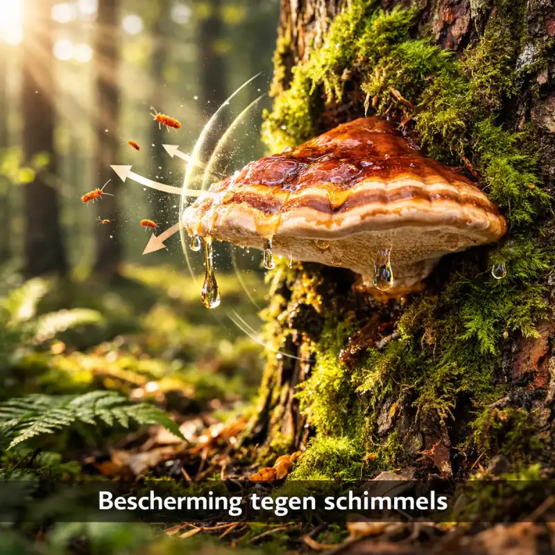 Boomschors vormt een natuurlijke barrière tegen schimmels en aantasting