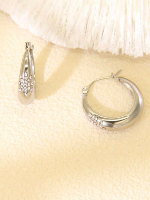 oorbel ster zilver