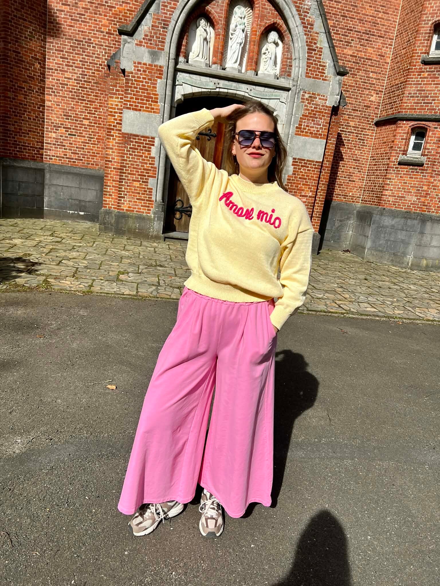 The lemon blush knit