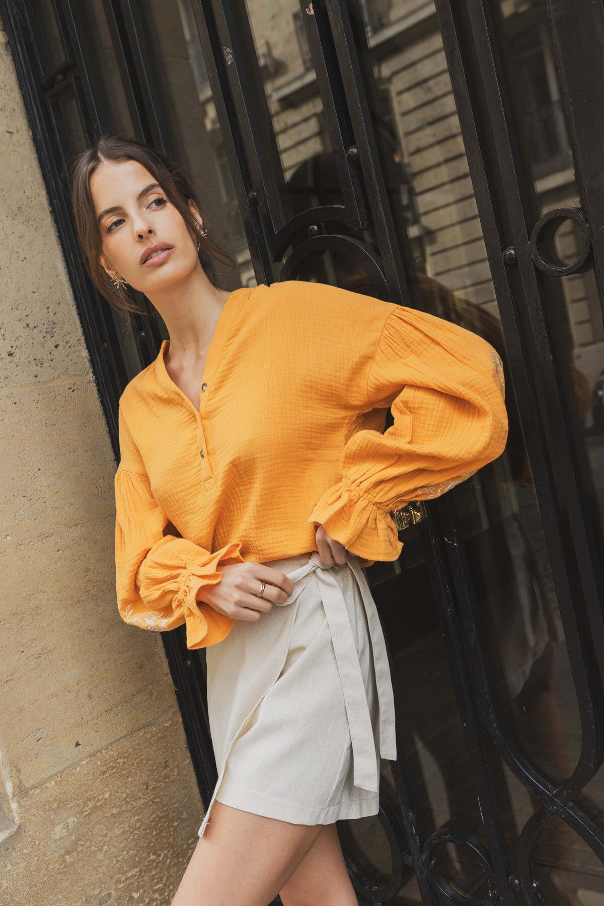 The sunset Bloom blouse