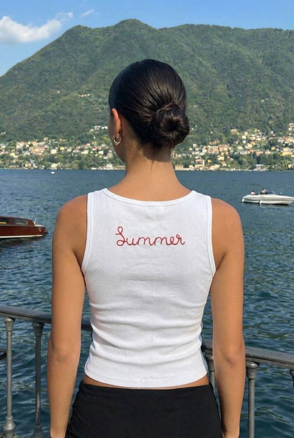 Summer top white