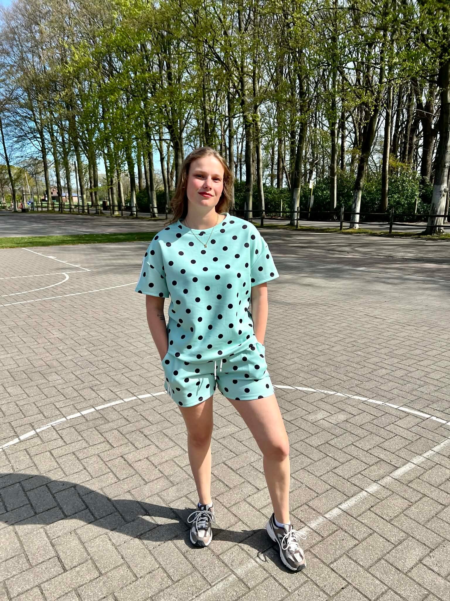 Polka Dot Set Green