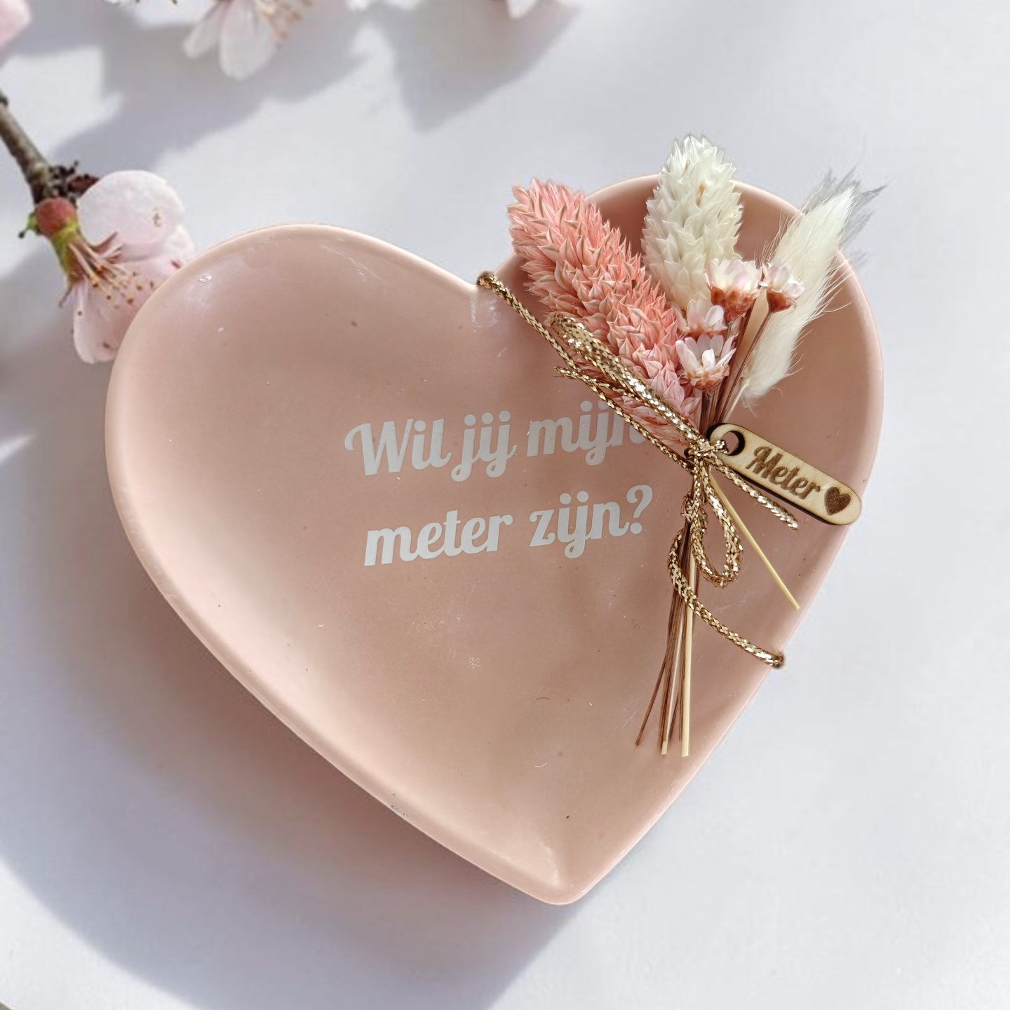 Wil jij mijn meter zijn? - hartenschaaltje
