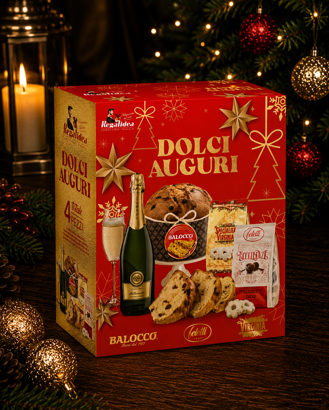 Confezione Regalo - Dolci Auguri con Panettone