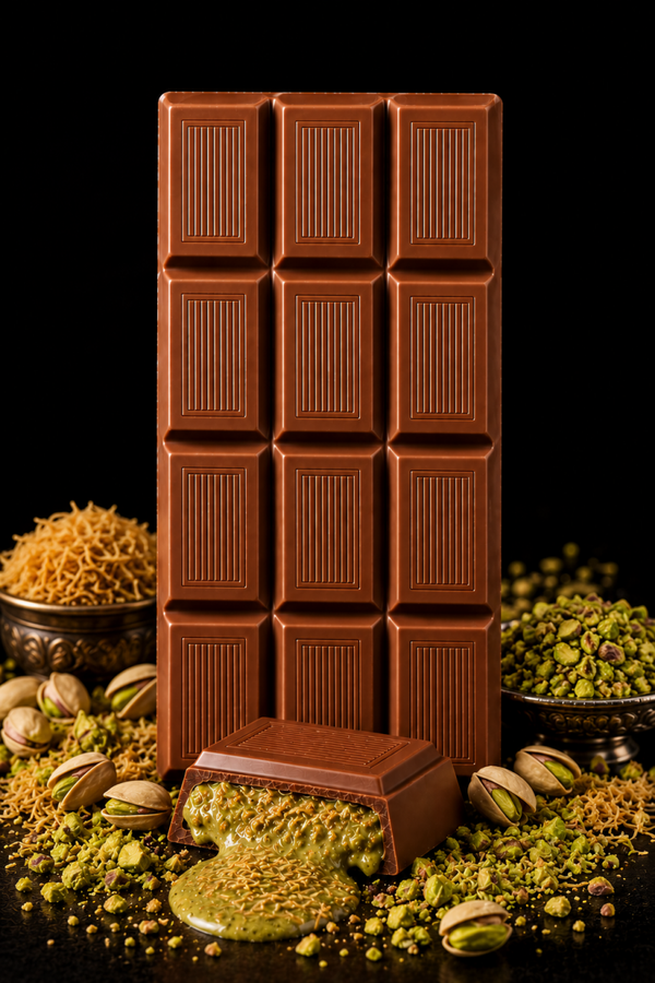 Tavoletta 100g - Cioccolato al latte 34% con Crema Dubai style