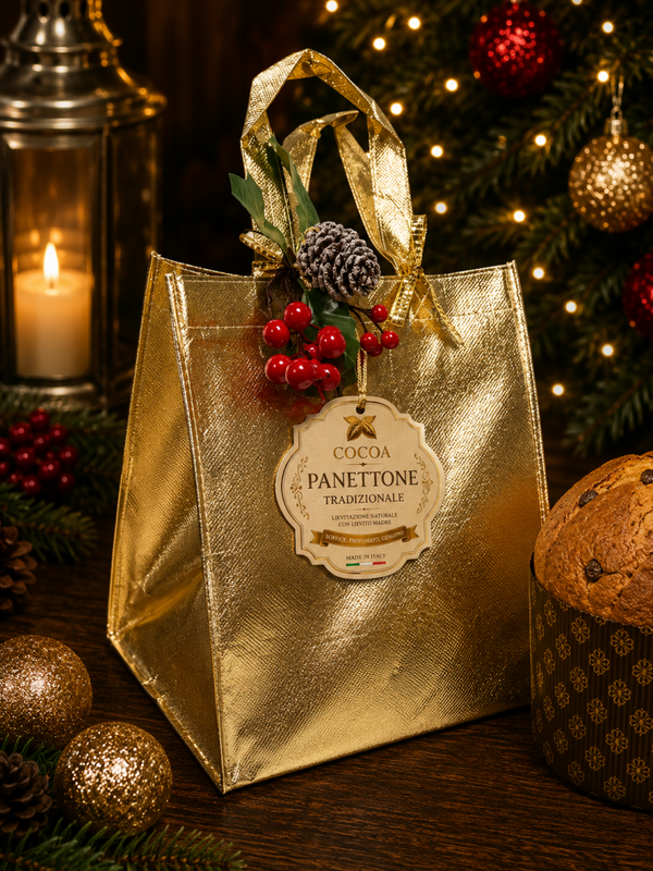 Panettone classico 750g con Shopper Gold