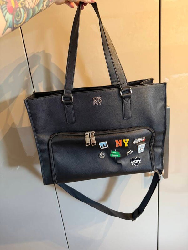 DKNY schouder tas - zwart