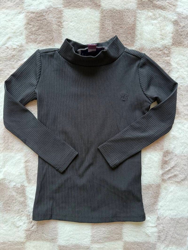 Raizzed shirt maat 98 - Ribbels - Zwart