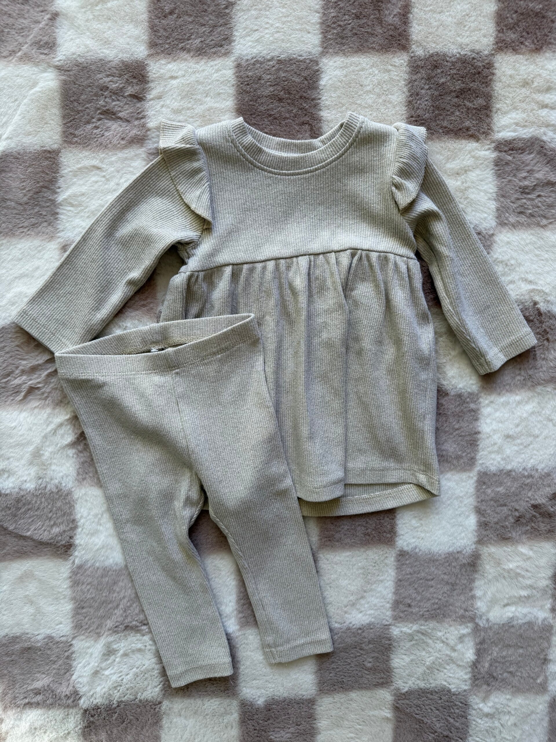 Name it setje maat 68 - Beige met goud