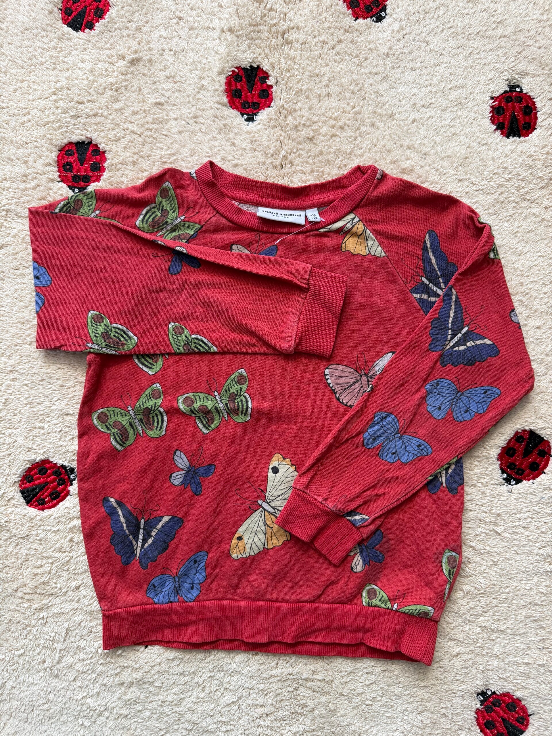 Mini rodini shirt maat 116/122