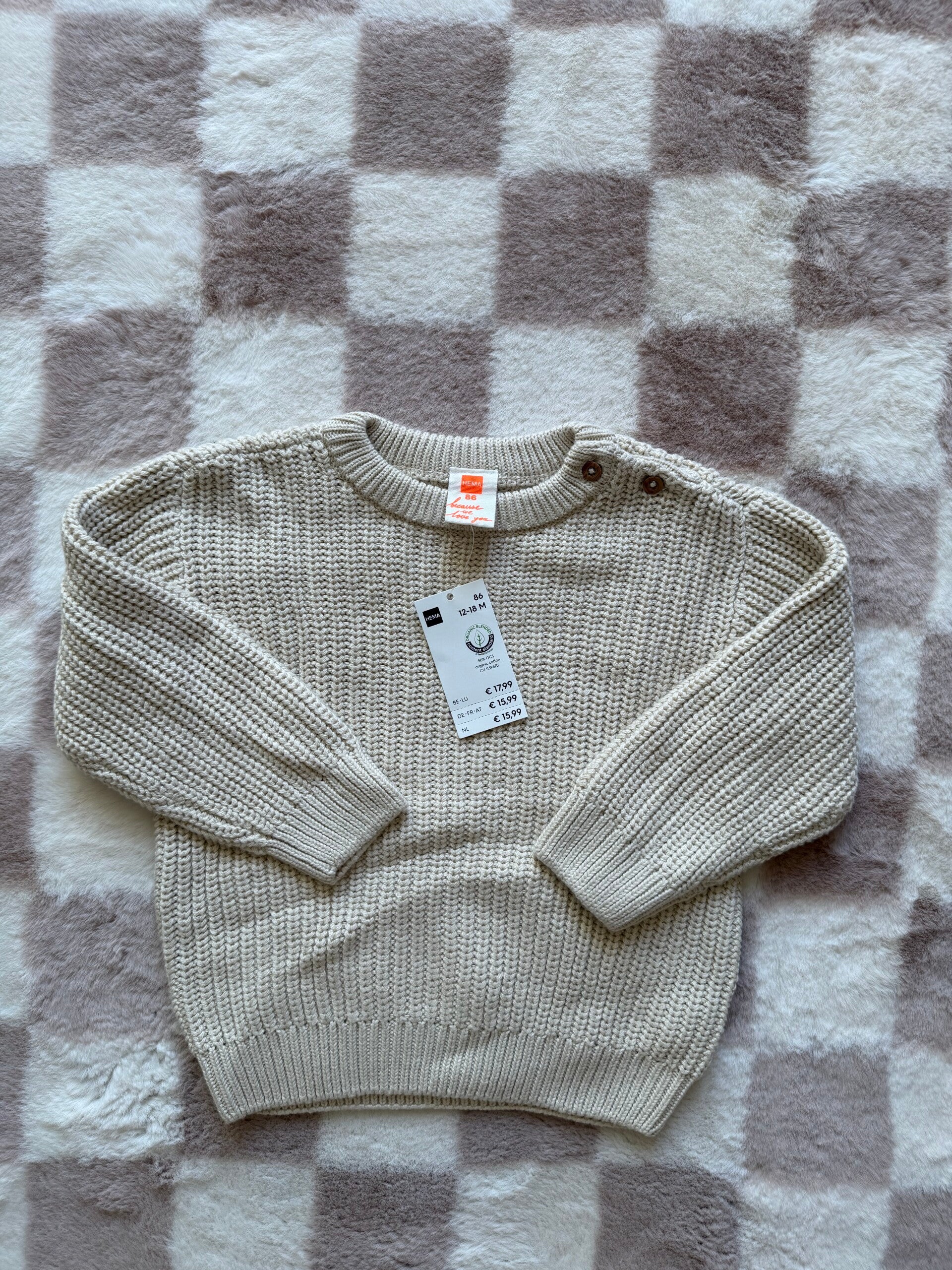 Hema trui maat 86