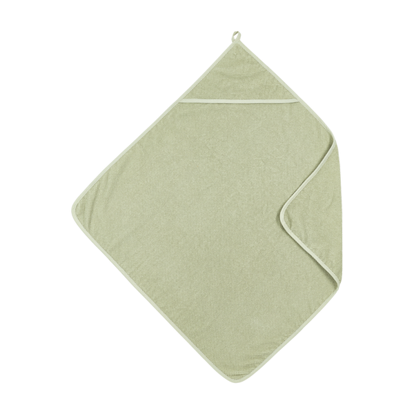 Badcape badstof popcorn soft Olive