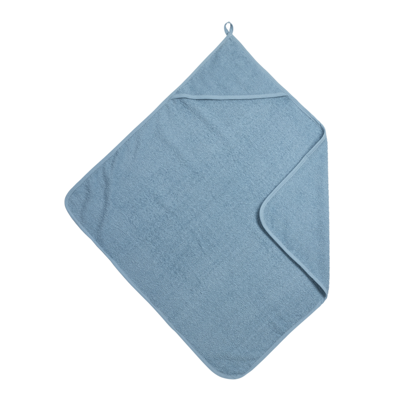 Badcape badstof Jeans Blue