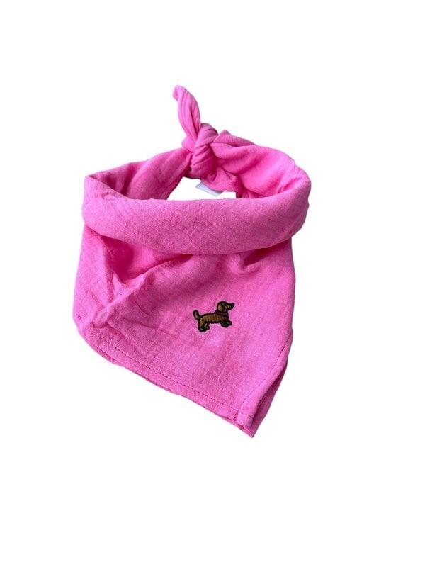 Bandana sjaaltje - Roze - Teckel