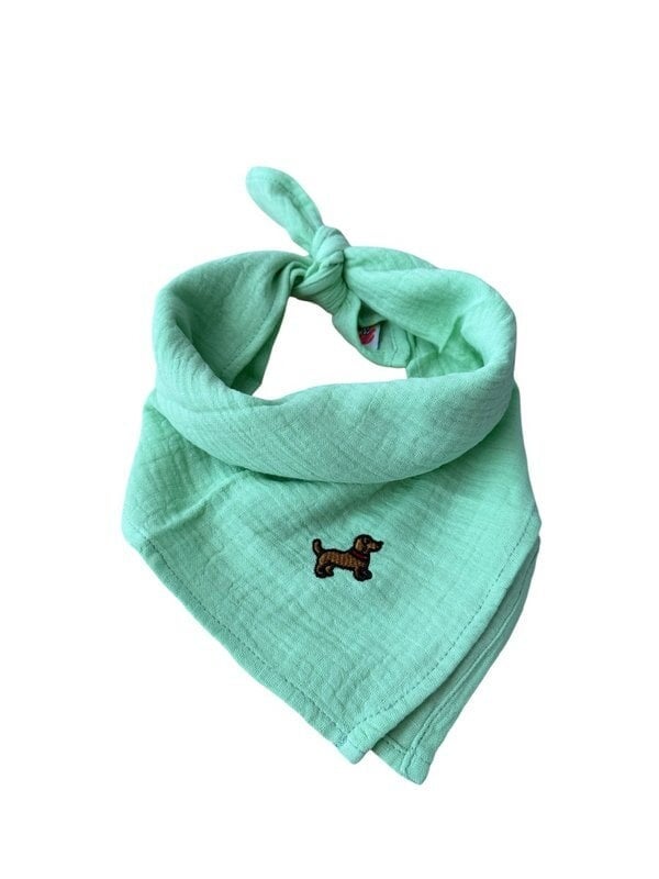 Bandana sjaaltje - Licht groen - Teckel