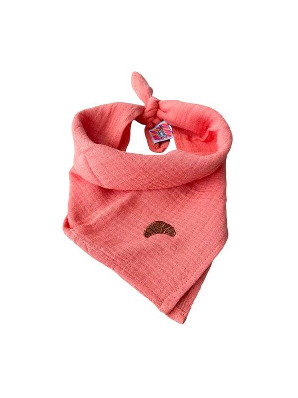 Bandana sjaaltje - Donker Zalm - Crossant