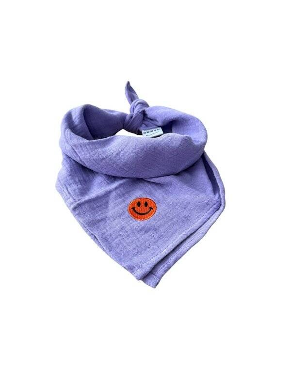 Bandana sjaaltje - Paars - Hartje