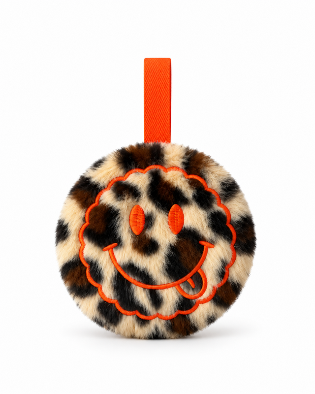 Smiley speendoek accessoire - Panter/Oranje