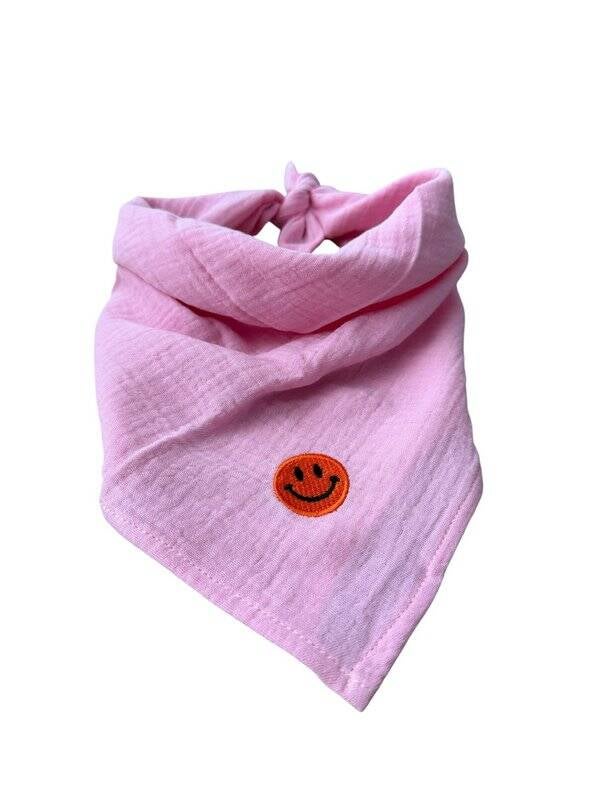 Bandaja sjaaltje - Licht roze - smiley