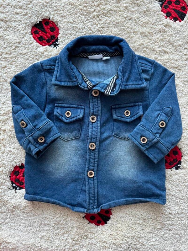 Prenatal spijker blouse maat 56