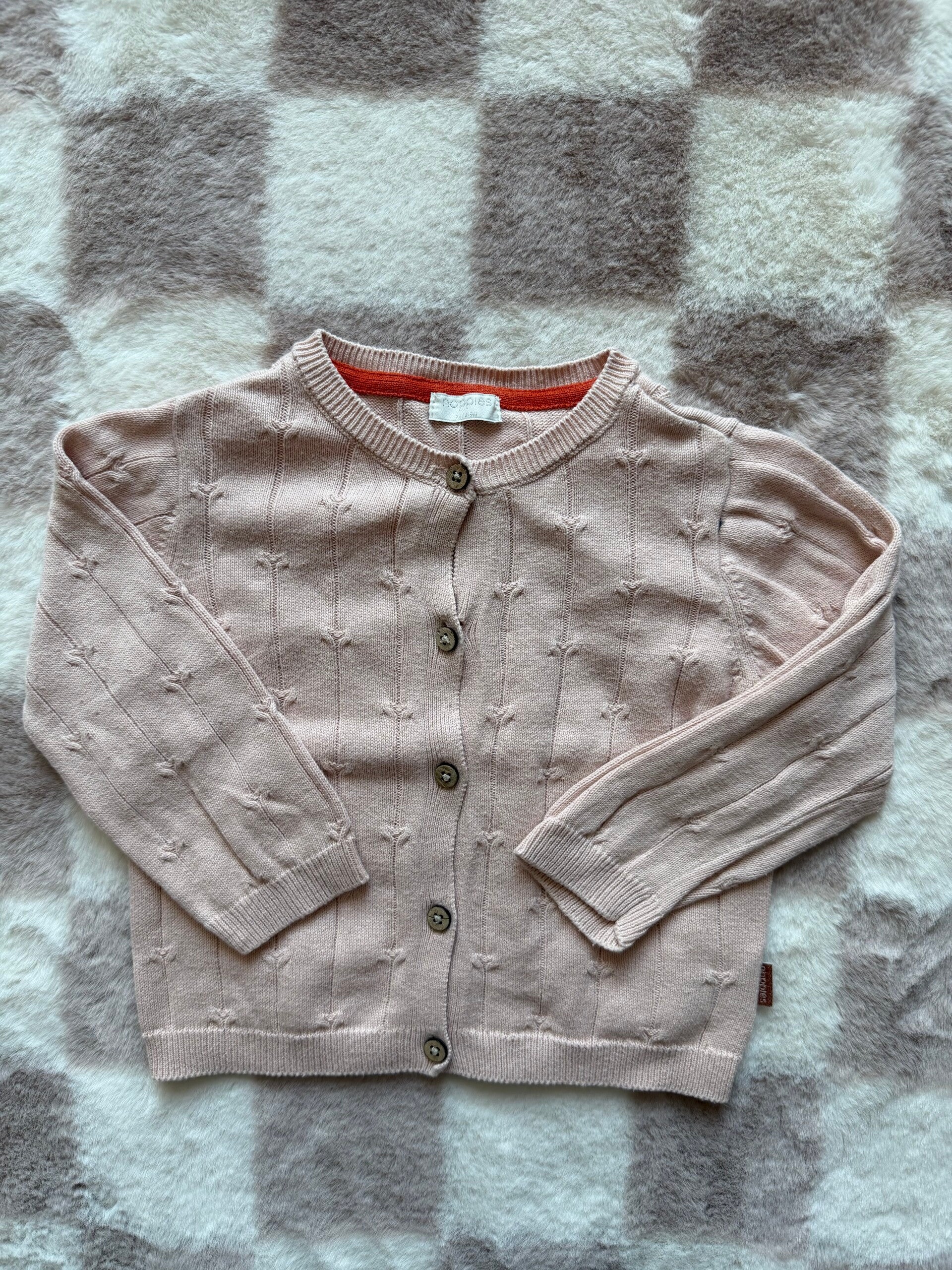 Noppies vest maat 74 - Licht roze