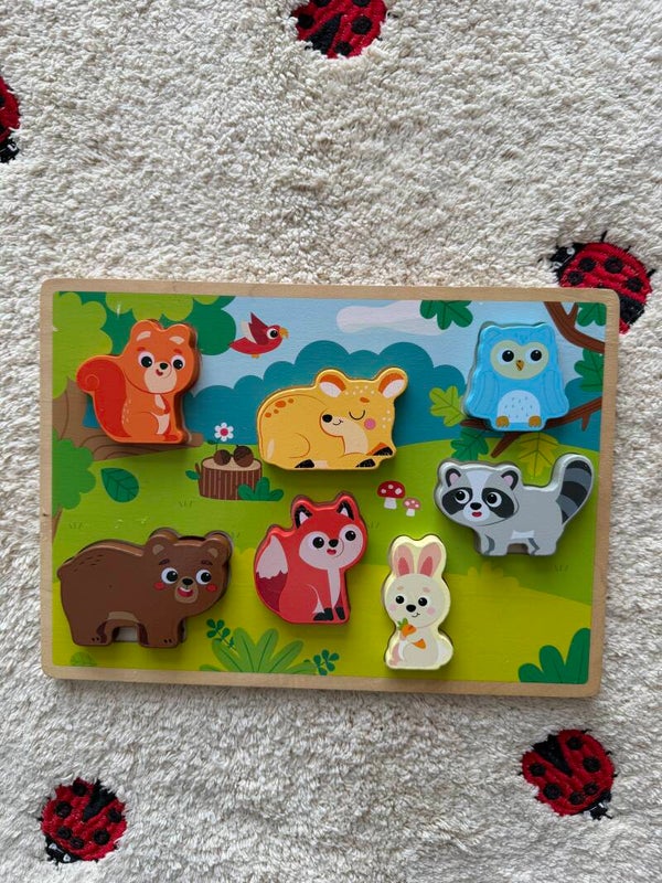 Houten puzzel - Dieren