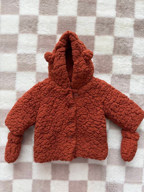 Teddy winterjas maat 68