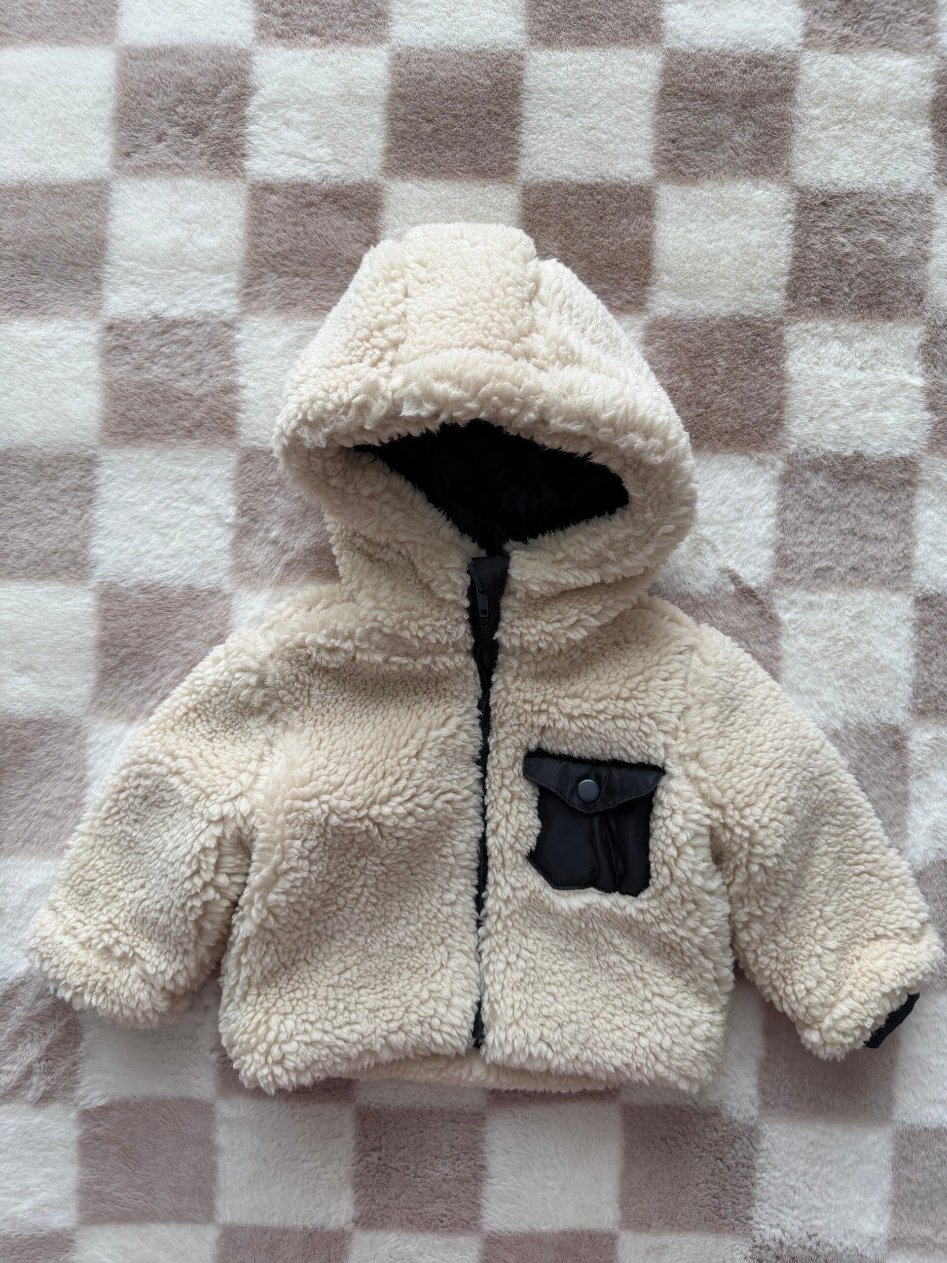 Hema teddy jas maat 62