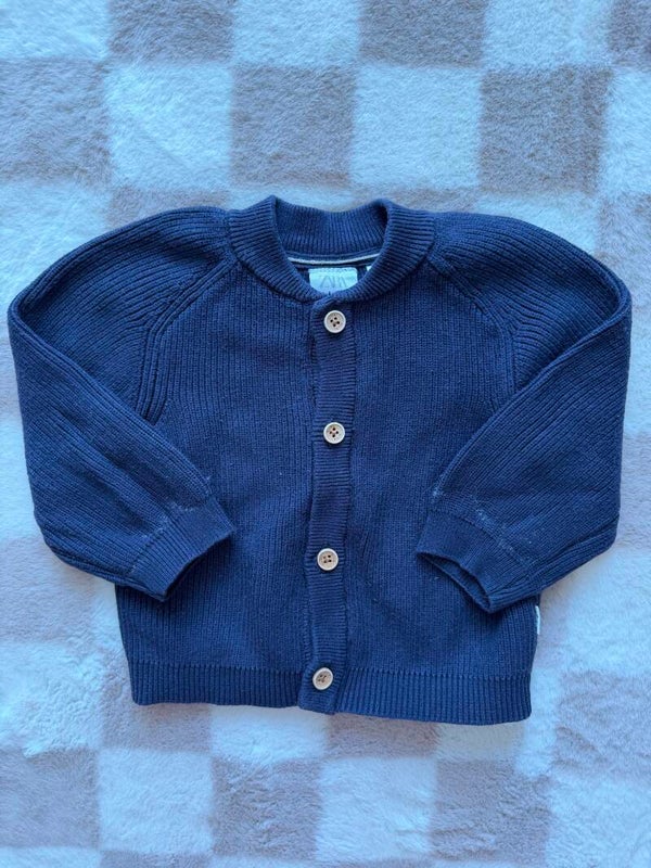 Zara vest maat 86cm - Blauw