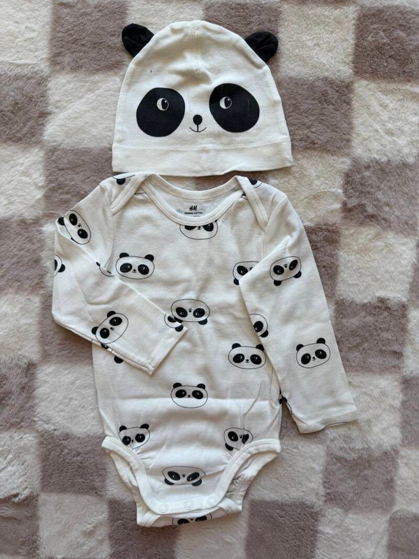 H&M romper met muts maat 74