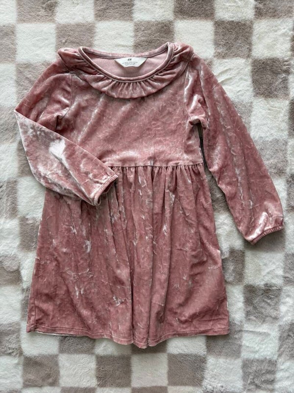 H&M jurk maat 110/116 - Velours