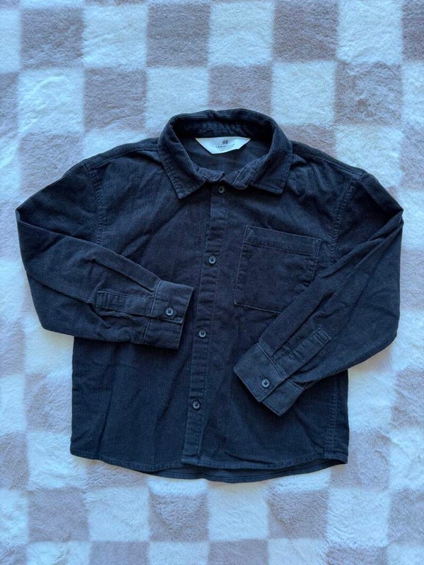 H&M overhemd maat 110 - Ribbel