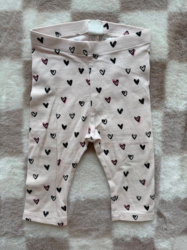 H&M legging maat 68 - Hartjes