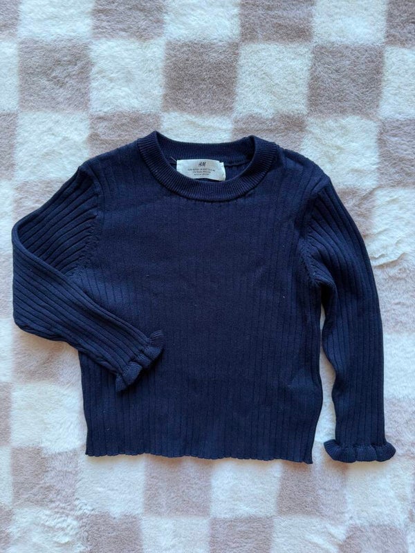 H&M shirt maat 98/104 - Blauw