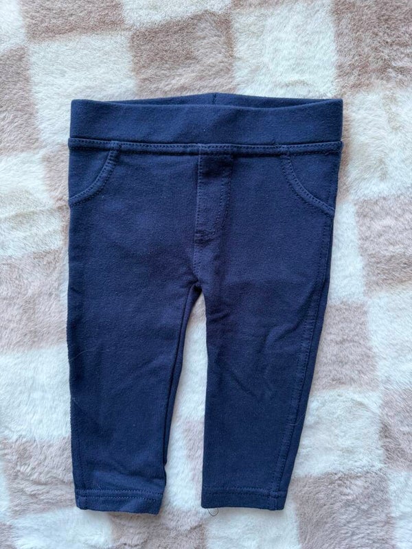 Blauwe broek maat 68