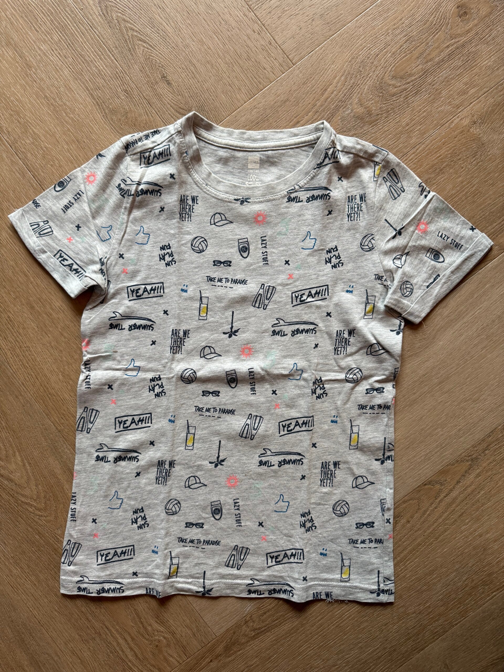 Hema shirt maat 134/140