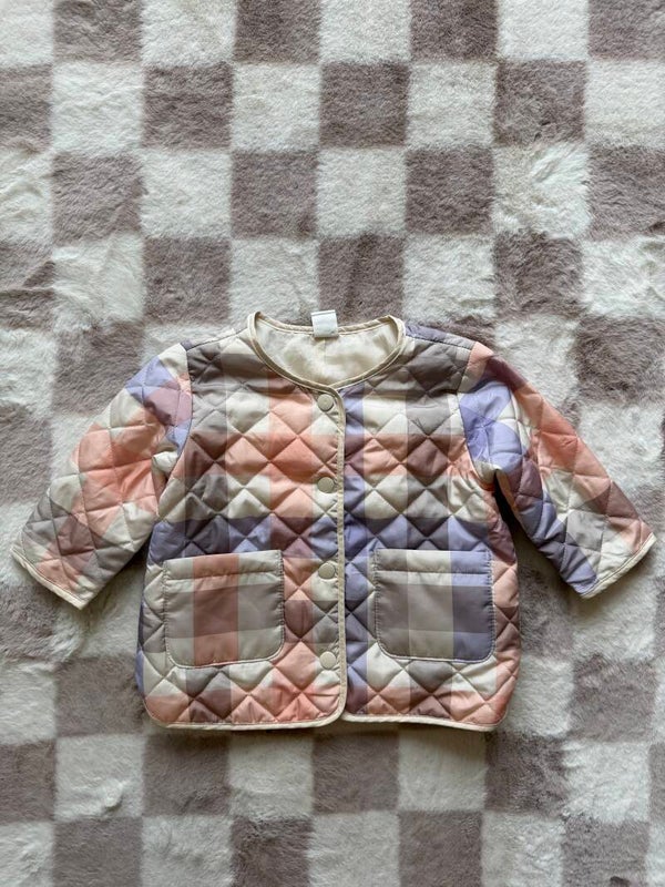 H&M geruit jasje maat 80