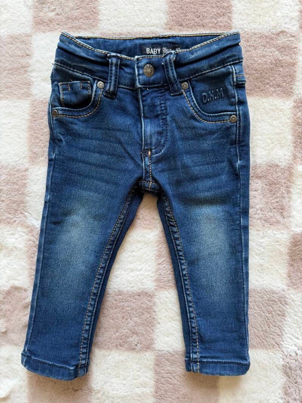 Baby blue broek maat 80