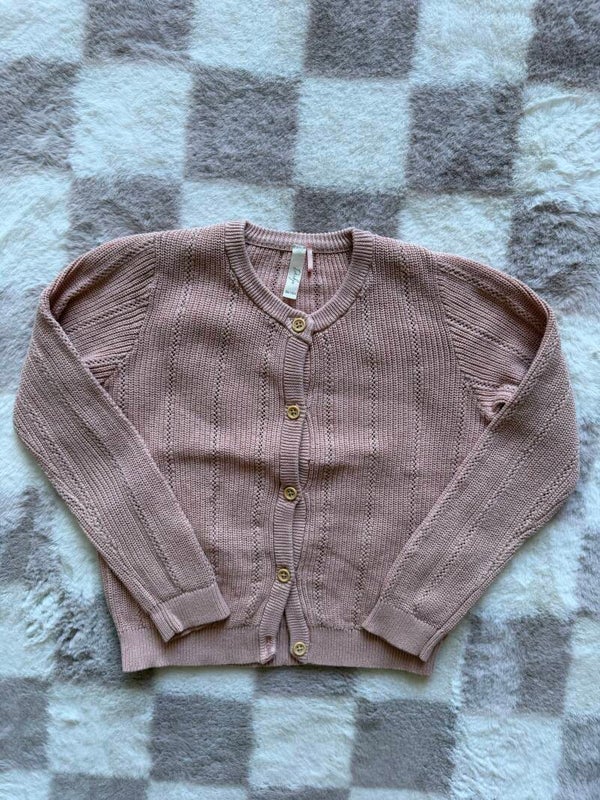 Dirkje vest maat 86 - Licht roze