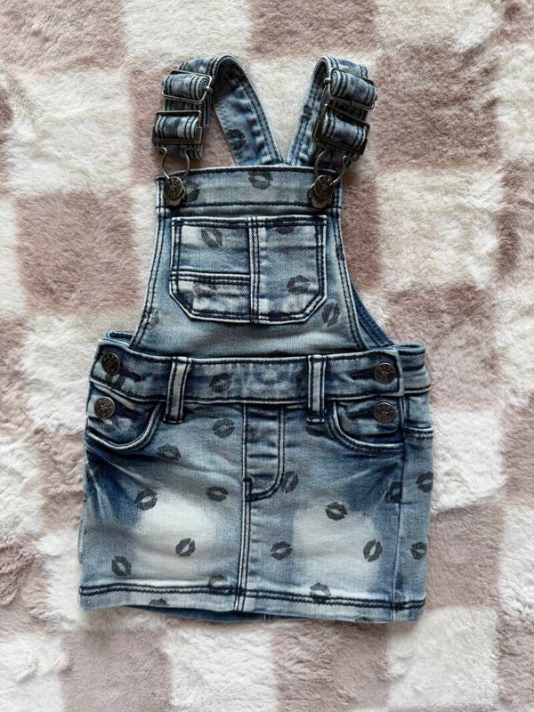 Baby blue jurk maat 74