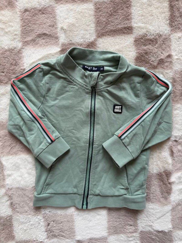 Baby blue vest maat 86