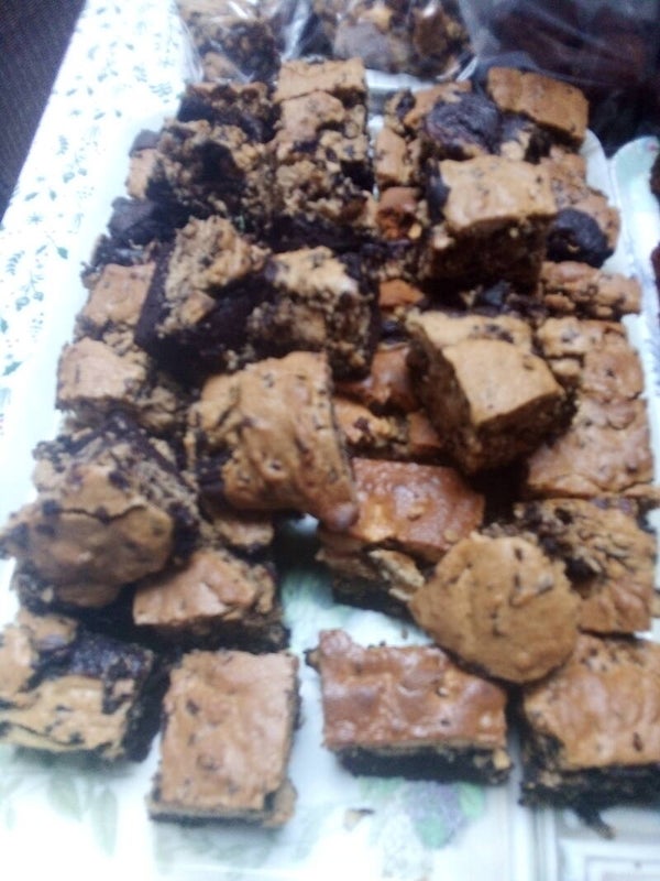 Brookie (brownie met cookiedeeg)