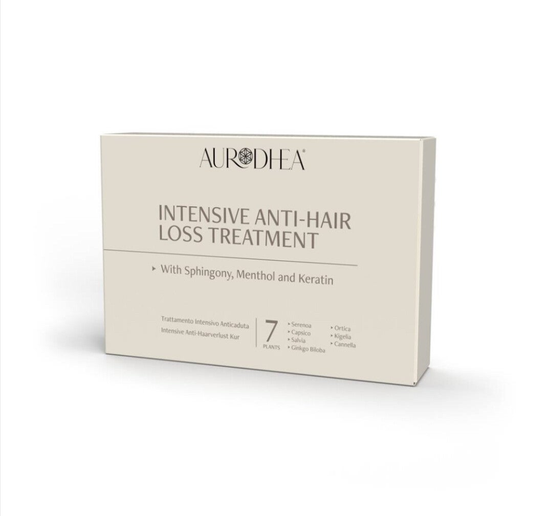 INTENSIVE ANTI-HAARVERLUST KUR - 3 ML Angereichert mit Sphingony, Menthol und Keratin – 10 Ampullen zu je 3 ml