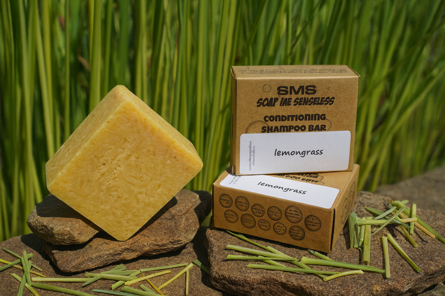 LEMONGRASS SOLID CONDITIONING SHAMPOO BAR