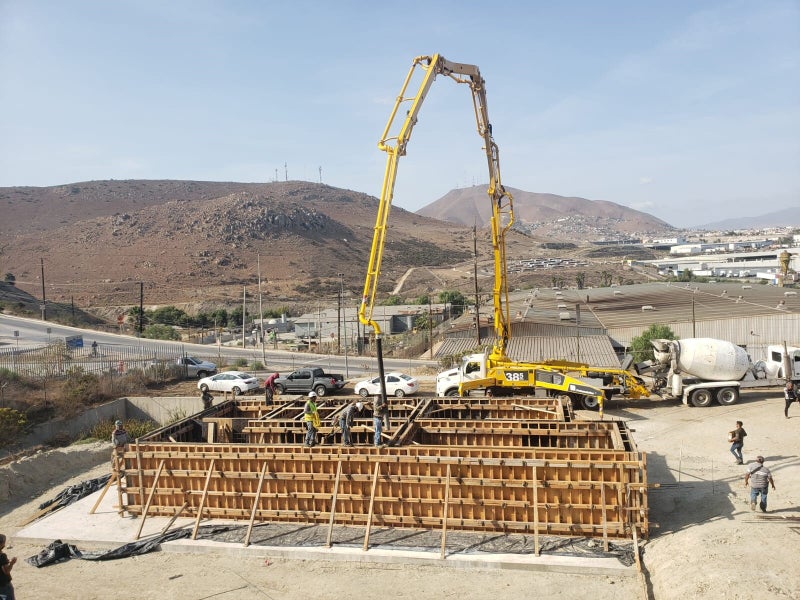 Construcción de planta de tratamiento de aguas residuales