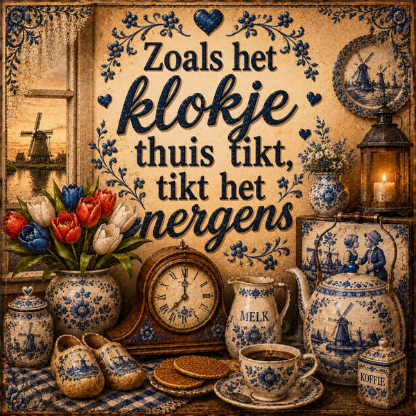 Zoals het klokje.....