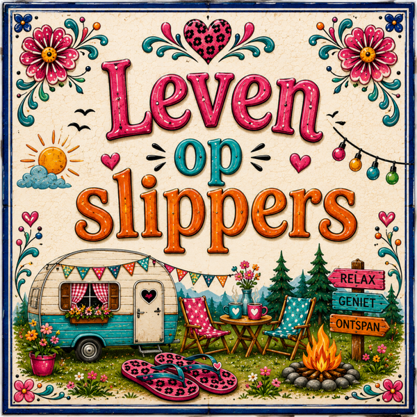 Leven op slippers