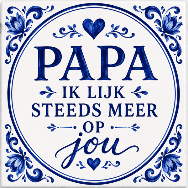 Papa ik lijk steeds meer op jou 1