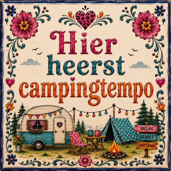 Hier heerst campingtempo