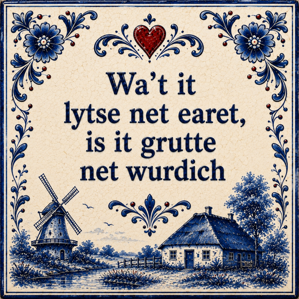 Wa't it lytse ....